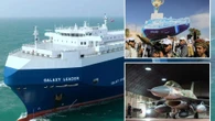 Israel bombs hijacked Brit ship Galaxy Leader seized by Houthis in huge blitz