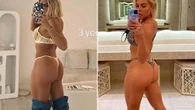 Love Island All Stars' Gabby Allen flashes her bum in thigh-high boots