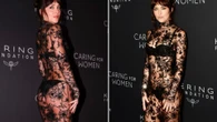Dakota Johnson flashes her underwear in see-through lace dress on red carpet