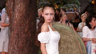 Heidi Klum's daughter Leni, 21, looks ultra glam in corset-style dress