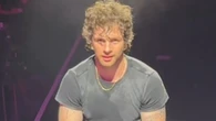Watch the painful moment Brit star has nasty fall on stage stunning crowd