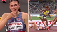 GB hurdler smashes head on track before breaking down in tears