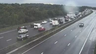 Major motorway closed after crash with drivers stuck in nightmare queues
