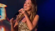 Nepo-baby with star dad performs on stage - can you guess her popstar parents?