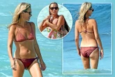 Kate Moss, 51, stuns in maroon bikini on beach getaway with daughter Lila