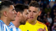 Lionel Messi 'traumatises James Rodriguez on live TV' during Argentina clash