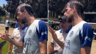 Heated moment 'crazy' Inter star Acerbi threatens to beat up PSG fan