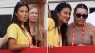 Raducanu sets fans' tongues wagging as she unexpectedly turns up to see Alcaraz