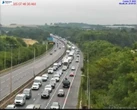 Major motorway closed after lorry overturns as drivers hit with 2-hour delays
