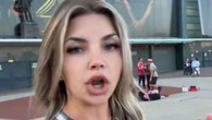 Glamorous Man Utd fan rocks up at Old Trafford in nothing but bodypaint
