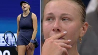 Anisimova breaks down in tears after losing to Sabalenka in US Open final