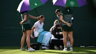 Wimbledon fans say 'she should sue' as ace, 20, retires injured due to 'ditch'