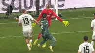 Maddison wiped out by Frankfurt goalkeeper in Europa League clash