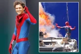 Tom Holland rushed to hospital concussed after botched stunt filming Spider-Man