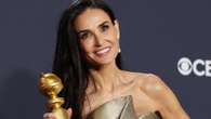 Sweet moment Demi Moore's daughters watch star bag 1st ever Golden Globe