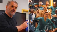 Ange's rallying Europa final speech in dressing room leaves Spurs fans in tears