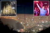 Fans say 'only thing not erupting is Mount Vesuvius' as Napoli celebrate title