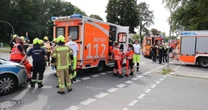 Car smashes into group of children leaving at least 19 hurt as driver arrested