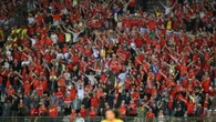 Wales fan rushed to hospital after falling from top tier during Belgium clash