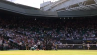 Wimbledon semi-final suspended after medical emergency as fan carried out