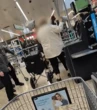 Wild moment OAP hurls shopping at customers during vicious brawl at Morrisons