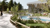 First pics of UK's new Center Parcs show off fancy overwater lodges & sports loch