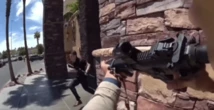 Dramatic bodycam vid shows hero cop gun down Vegas gym shooter as rifle jammed
