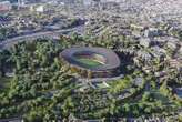 Fans get first look at 63,000-seater stadium that will host Olympics