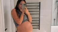 Pregnant Charlotte Crosby shows off huge baby bump in underwear days before birth