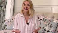 Holly Willoughby stuns in pink pyjamas as she launches home collection