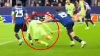 Watch Barca star get bundled over three times in 4 seconds as he demands probe