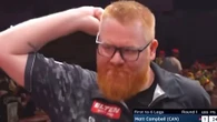 Commentator blasts darts star as he has meltdown in just second leg