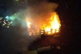 Firefighter seriously injured tackling major blaze at derelict mill