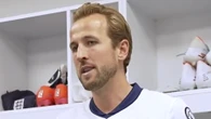 Harry Kane's voice breaks as he hands out England cap in emotional scenes