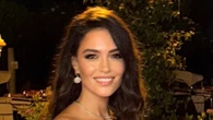 Glamorous Champions League host shows off stunning figure in tiny red dress