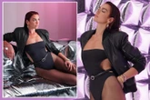 Dua Lipa stuns in leather jacket & bodysuit as she promotes new lip gloss
