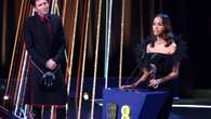 Zoe Saldana pulled off camera for swearing in viral BAFTAs moment