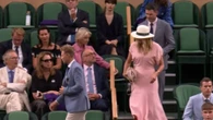 England cricket legends awkwardly shuffle into Wimbledon Royal Box at bad time