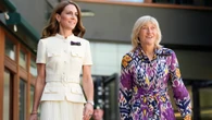 Kate beams as she arrives at Centre Court to watch Wimbledon women’s final