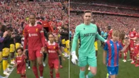 Liverpool and Crystal Palace in never-before-seen double guard of honour