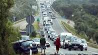 Brit fighting for life & 2nd tourist injured in horror crash on hols island