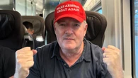 Piers Morgan wears 'Make Arsenal Great Again' hat as fans arrive in Paris