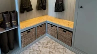 I got ‘stone’ herringbone floor for just £9 - you’d never spot the difference