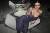 Kim Kardashian stuns as she strips down to sheer underwear to show off curves