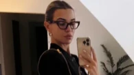 Christine McGuinness looks VERY different in short skirt and specs
