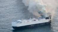 Watch giant flaming ghost ship continue to burn over a WEEK after blaze
