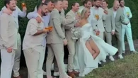Bride labelled 'new Bonnie Blue' after FLASHING groomsmen at her wedding