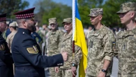Brave Ukrainian soldiers will march with Brit troops in VE Day celebrations