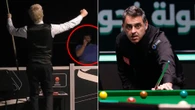 Ex-world snooker champ matches amazing Ronnie feat in front of one-man crowd