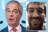 Migrant who threatened to kill Farage is illegally broadcasting from prison